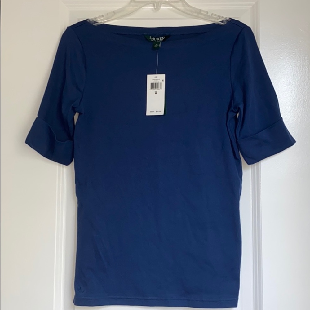 Lauren Ralph Lauren Stretch Boatneck top